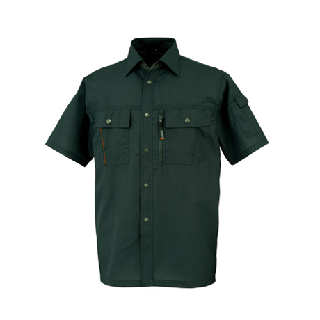 KANSAI帯電防止半袖シャツ【40403-OKH】 C5.モスグリーン