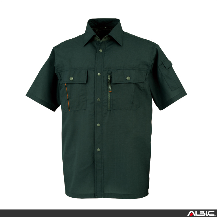 KANSAI帯電防止半袖シャツ【40403-OKH】 商品写真