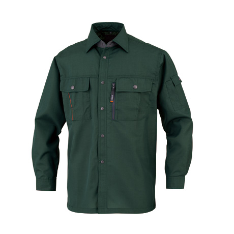 KANSAI帯電防止長袖シャツ【40404-OKH】 C5.モスグリーン