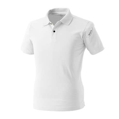 ESショートスリーブポロシャツ【4065-TSD】 05.ホワイト
