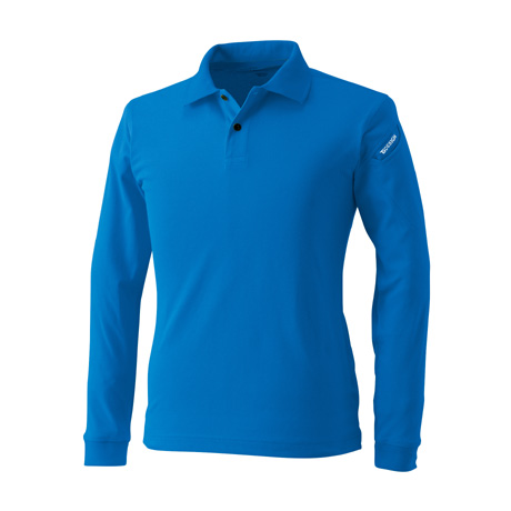 ESロングスリーブポロシャツ【4075-TSD】 41.ロイヤルブルー