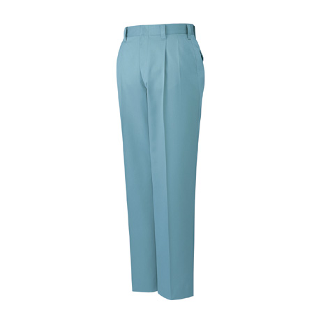 帯電防止エコツータックパンツ【42101-JIC】 C082.ミストブルー