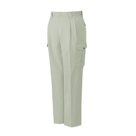 帯電防止エコツータックカーゴパンツ【42102-JIC】 C017.アイボリー