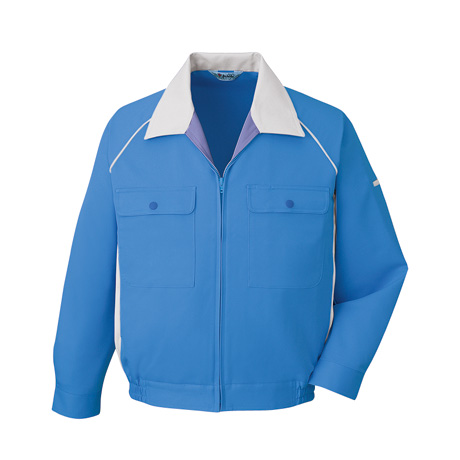 ストレッチエコ制電ブルゾン【42800-JIC】 C025.ライトブルー
