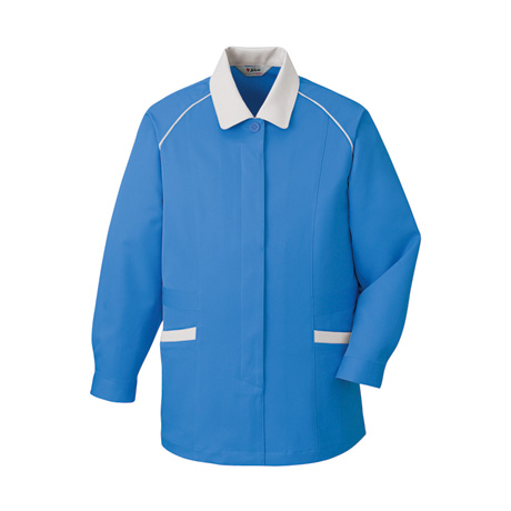 ストレッチエコ制電スモック【42805-JIC】 C025.ライトブルー