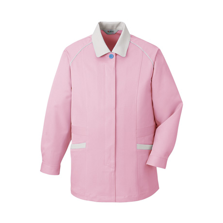 ストレッチエコ制電スモック【42805-JIC】 C073.ピンク