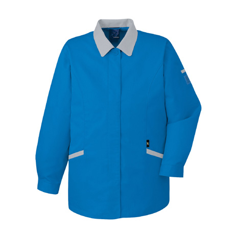 ストレッチエコ5バリュースモック【43805-JIC】 C080.ロイヤルブルー