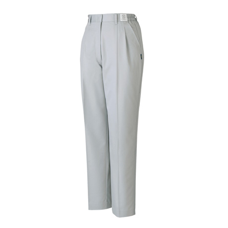 ストレッチエコ5バリューレディースツータックパンツ【43806-JIC】 C036.シルバー