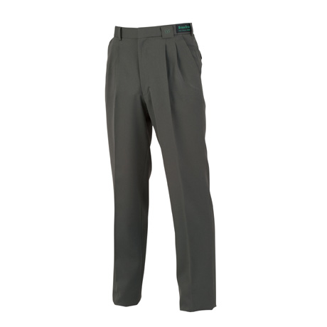 カシミヤ調ウール混ツータックスラックス【4441-BBO】 65.ダークグレー