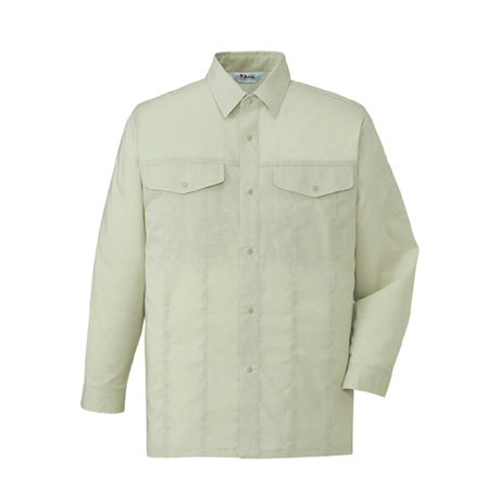 エコストレッチシャツ【44604-JIC】 C024.ライトベージュ