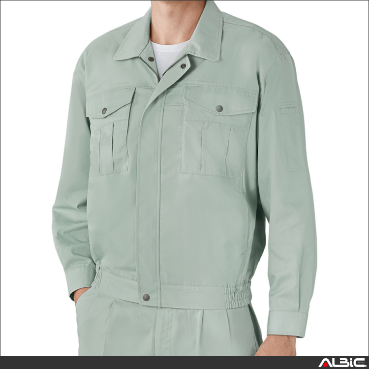 シンプルエコ長袖ブルゾン【46100-JIC】 商品写真