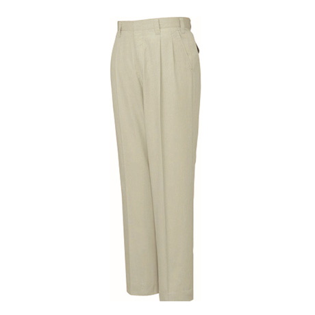 シンプルエコツータックパンツ【46101-JIC】 C017.アイボリー