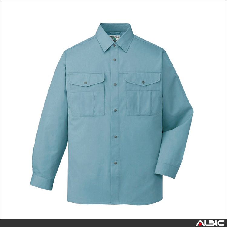 帯電防止エコ長袖シャツ【46104-JIC】 商品写真