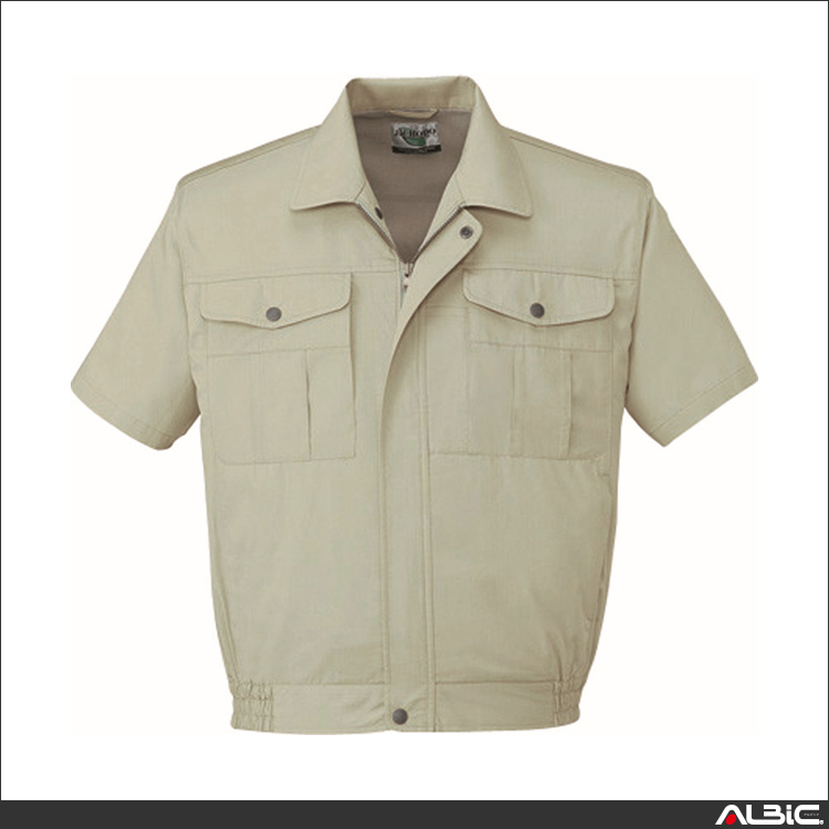 シンプルエコ半袖ブルゾン【46110-JIC】 商品写真