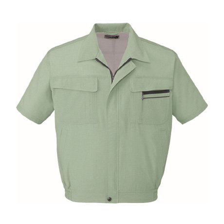 清涼エコ半袖ブルゾン【46510-JIC】 C104.スプレーグリーン