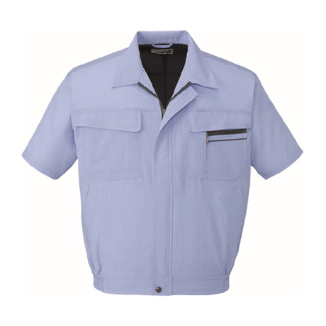 清涼エコ半袖ブルゾン【46510-JIC】 C105.ソフトブルー