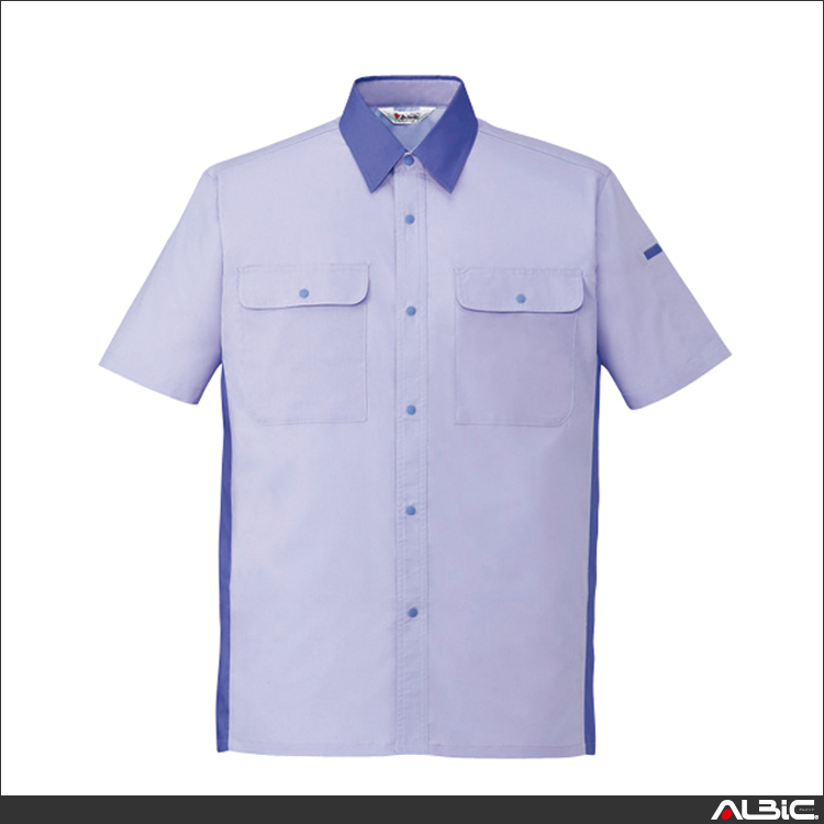 ストレッチエコ制電半袖シャツ【46814-JIC】 商品写真