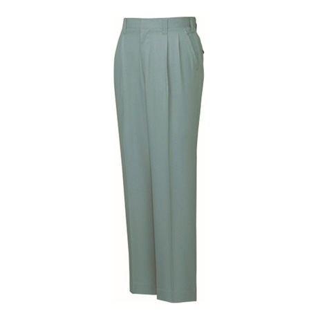 エコ通気性ツータックパンツ【46901-JIC】 C072.ミストグリーン