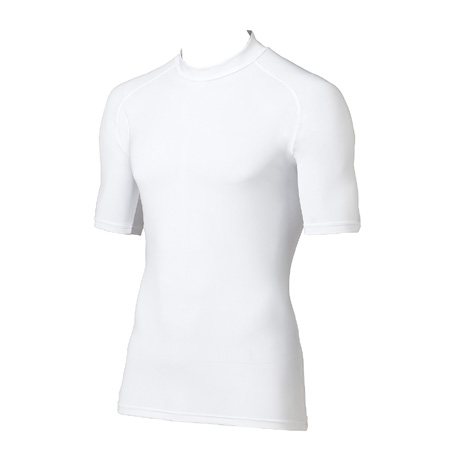 接触冷感半袖アンダーレイヤー【47079-KRO】 90.ホワイト