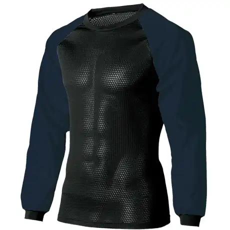 ハイブリット長袖アンダーレイヤー ネイビー 【47136-KRO】 