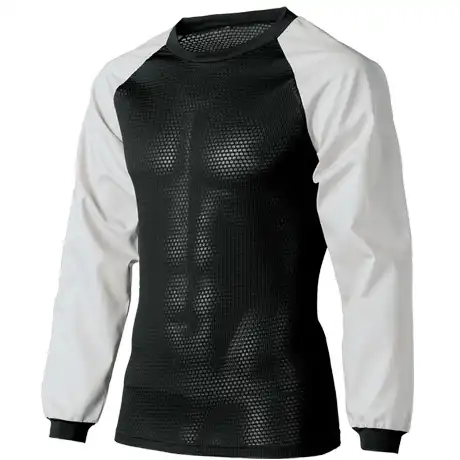 ハイブリット長袖アンダーレイヤー シルバー 【47136-KRO】 