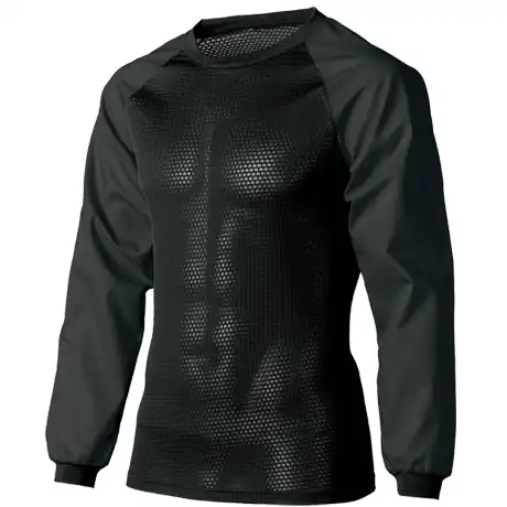 ハイブリット長袖アンダーレイヤー ブラック 【47136-KRO】 