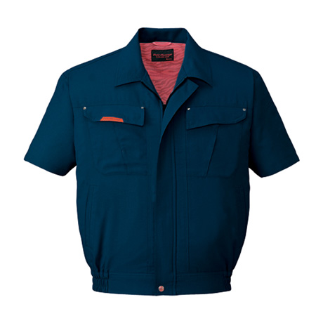 抗菌防臭半袖ブルゾン【47510-JIC】 C011.ネービー