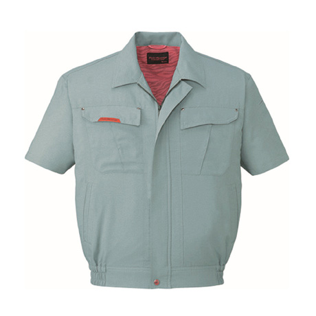 抗菌防臭半袖ブルゾン【47510-JIC】 C039.アースグリーン