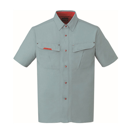 抗菌防臭半袖シャツ【47514-JIC】 C039.アースグリーン