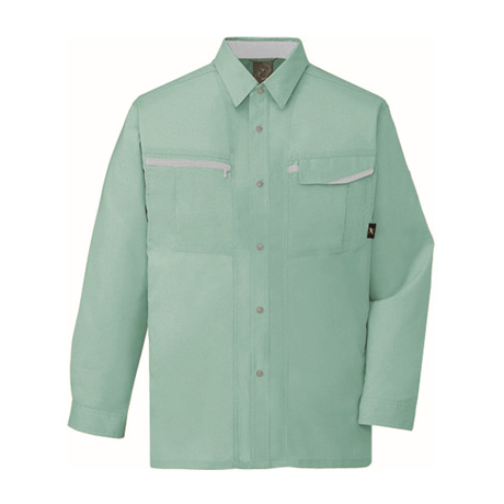 エコ5バリュー多機能長袖シャツ【47804-JIC】 C062.スモークグリーン