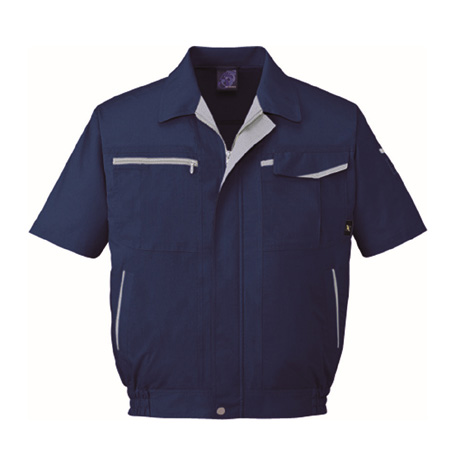 エコ5バリュー多機能半袖ブルゾン【47810-JIC】 C011.ネービー