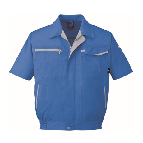 エコ5バリュー多機能半袖ブルゾン【47810-JIC】 C080. ロイヤルブルー