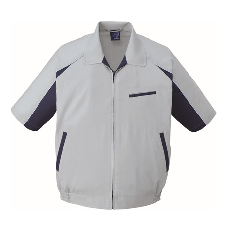 エコ5バリュー多機能切り替え半袖ブルゾン【47830-JIC】 C036.シルバー