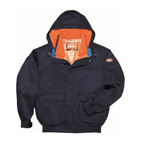 ダブルライナー防寒ブルゾン（フード付）【48010-JIC】 C011.ネービー