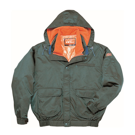 ダブルライナー防寒ブルゾン（フード付）【48010-JIC】 C062.スモークグリーン