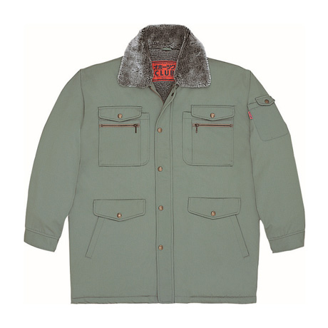 防寒コート(フード付)【48063-JIC】 C040.アーミーグリーン