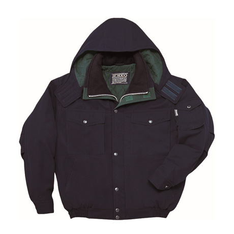 帯電防止撥水防寒ブルゾン（フード付）【48120-JIC】 C011.ネービー