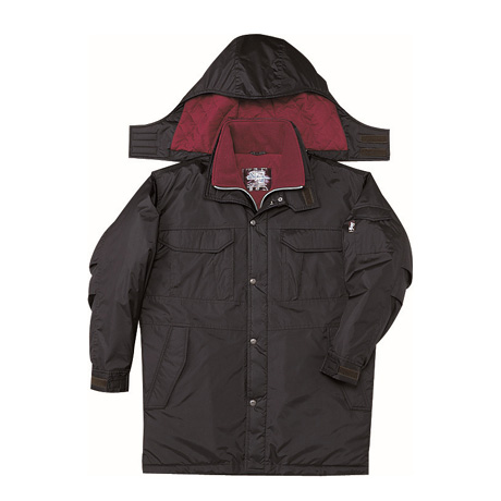 防水防寒コート（フード付）【48163-JIC】 C048.チャコールグレー