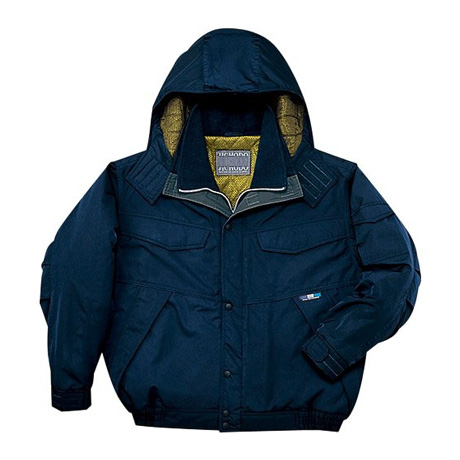 撥水防寒ブルゾン（フード付）【48170-JIC】 C011.ネービー