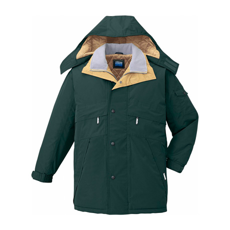 耐久撥水加工防寒コート(フード付)【48233-JIC】 C012.グリーン