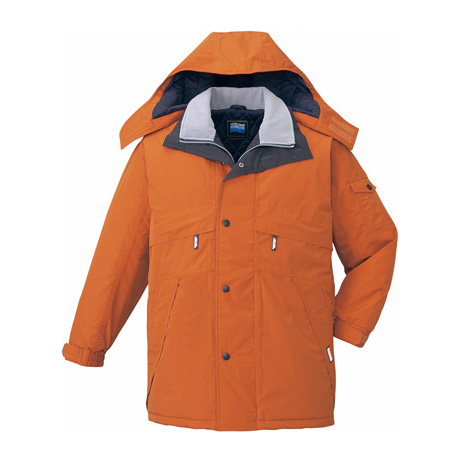 耐久撥水加工防寒コート(フード付)【48233-JIC】 C113.ブリック