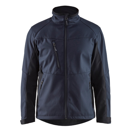 BLAKLADER　2層防風ソフトシェルジャケット【4950-2516-BBO】 8699.ダークネイビーブラック