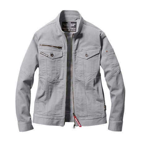 コーデュラデニムジャケット【5001-BAT】 60.アッシュグレー