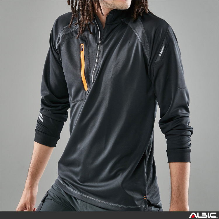 FLASH ロングスリーブハーフジップ【5025-TSD】 商品写真