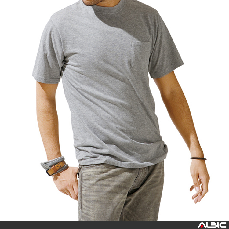 胸ポケット付き半袖Tシャツ【505015-ATK】 商品写真