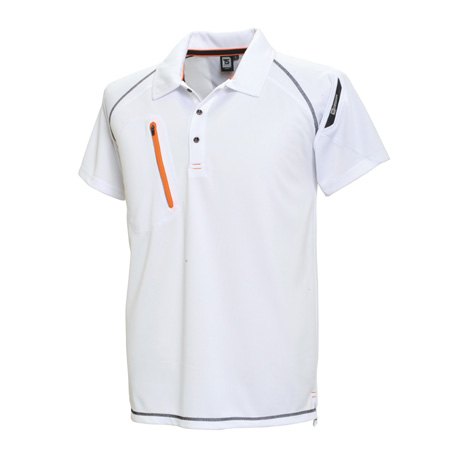 FLASH 半袖ポロシャツ【5065-TSD】 05.ホワイト