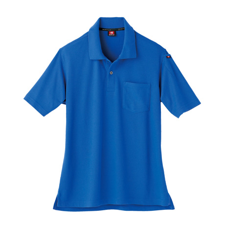 吸汗速乾消臭半袖ポロシャツ【507-BAT】 42.ロイヤルブルー