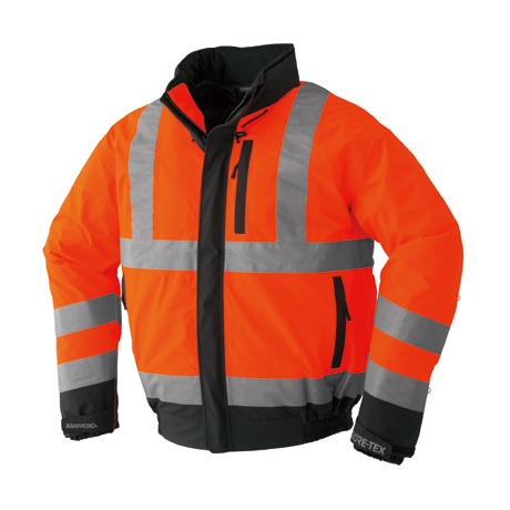 ゴアテックス防寒ブルゾン(高視認タイプ)【51037-ASC】 60.蛍光オレンジ