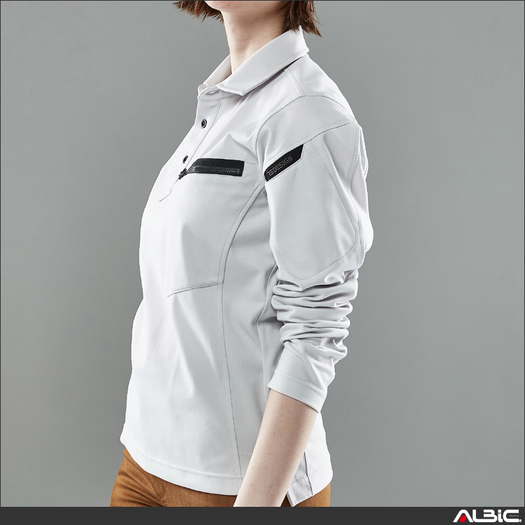 T/Cワークニットロングポロシャツ【51305-TSD】 商品写真