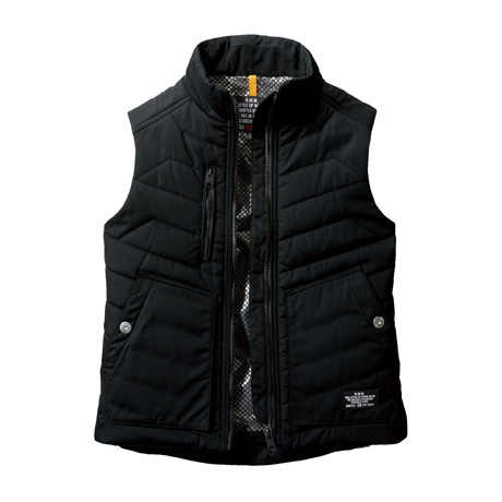 裏アルミ防寒ベスト【5264-BAT】 35.ブラック